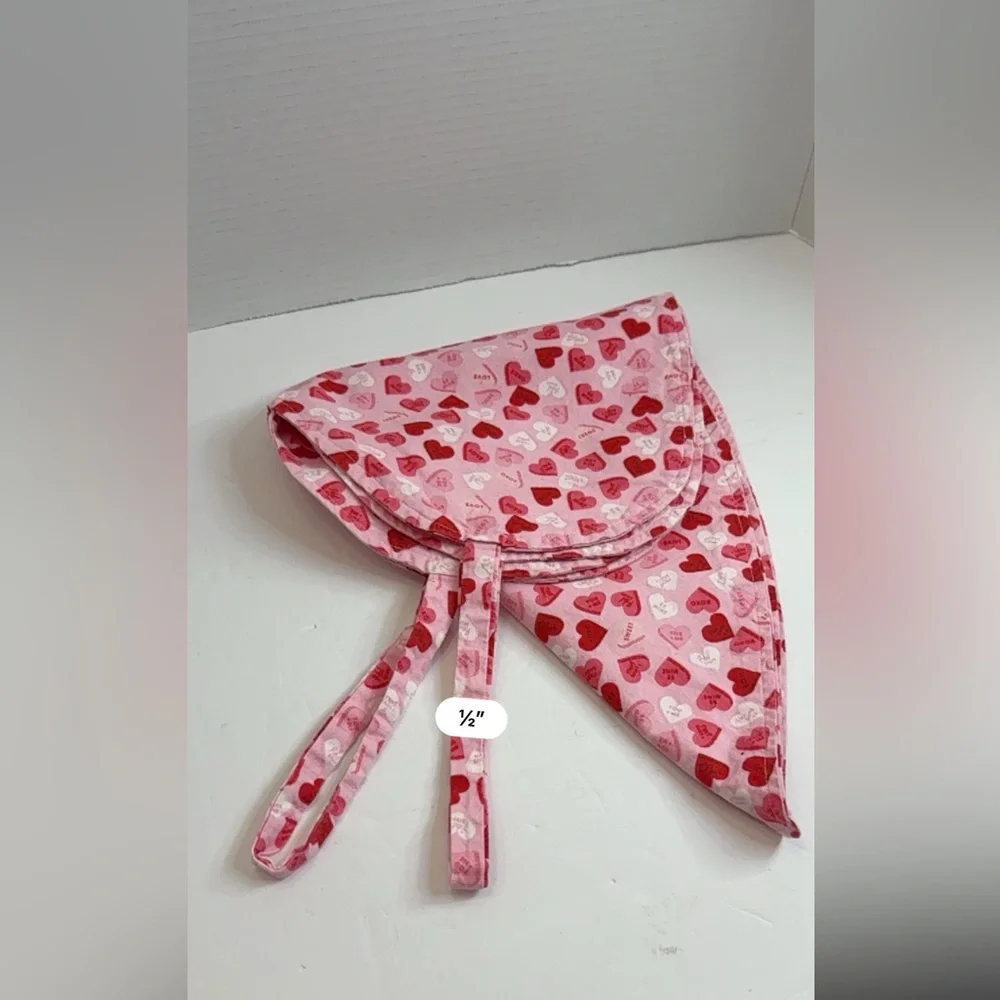 🆕 Handmade Reversible Heart Makeup 💄 Apron 💖 “Love Hearts” Design by Me 💖